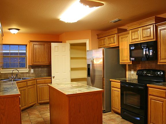 Spacious food pantry.