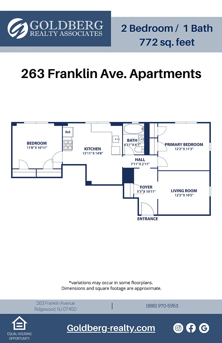 Floor plan Two Bedroom