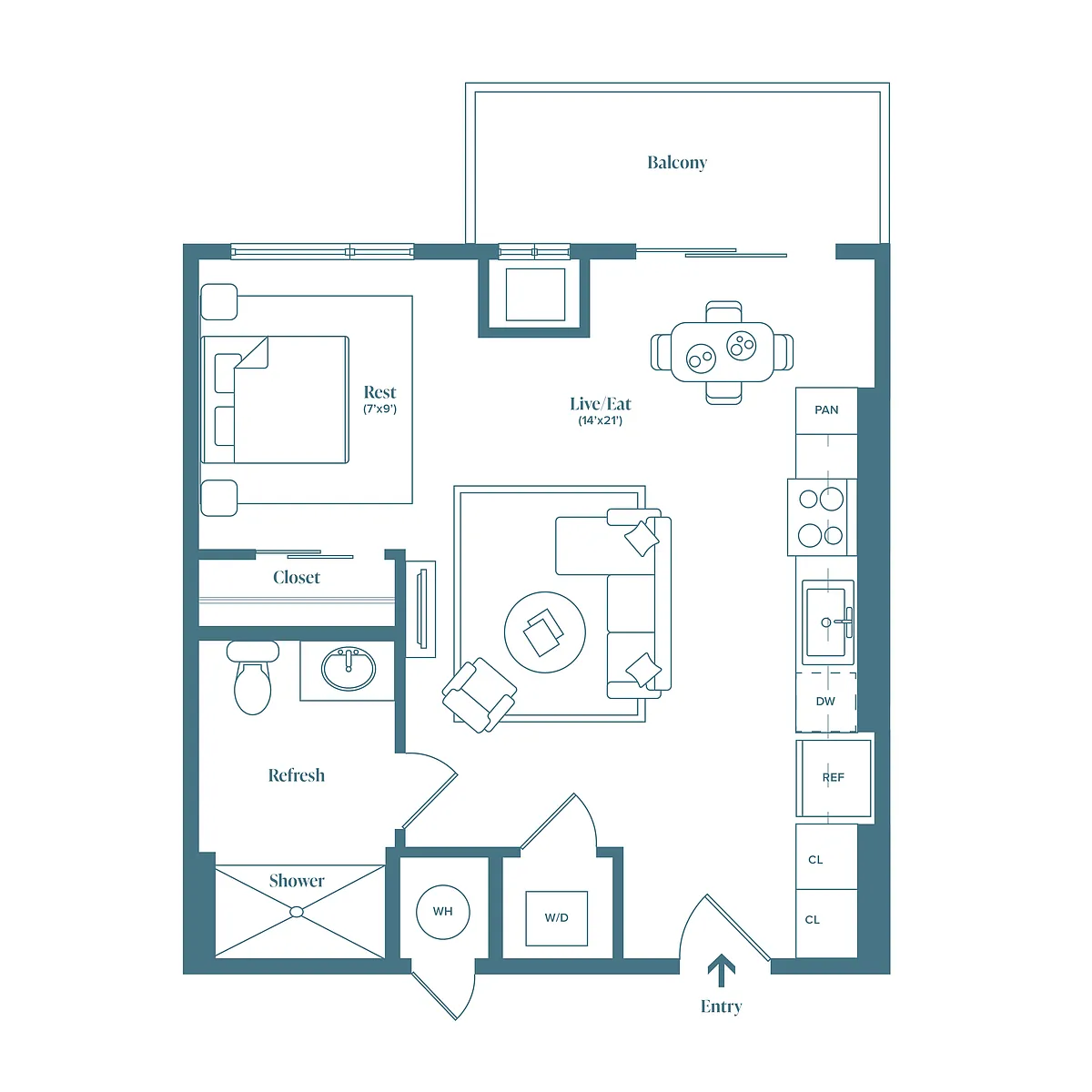 Floor plan Animas