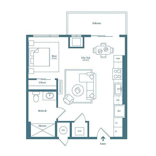 Floor plan Animas