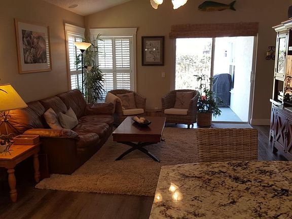 View of family room from kitchen