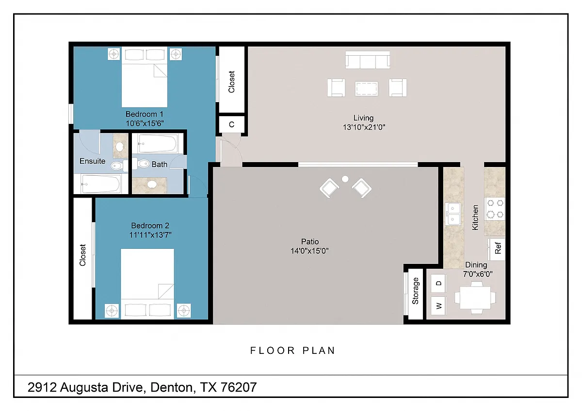 Floor plan B2-1
