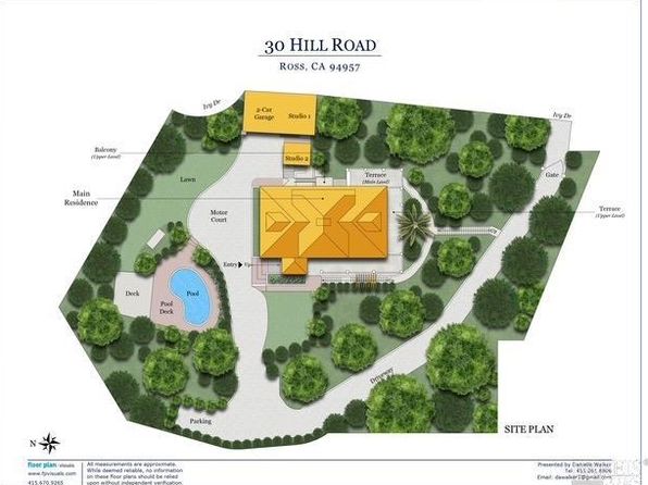 30 Hill Rd, Ross, CA 94957
