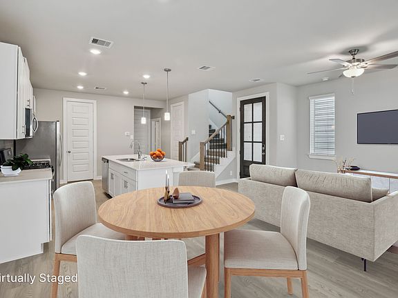 The Harlow floorplan in Spring Brook Village in Houston, TX.