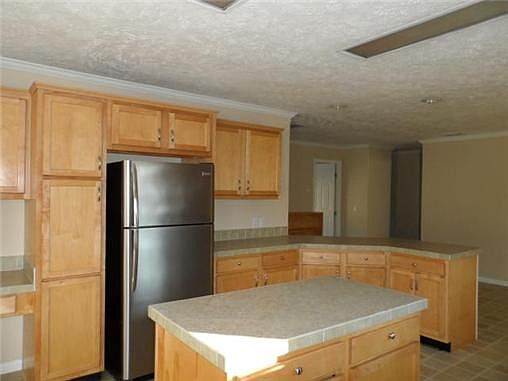 Kitchen has lots of counter 