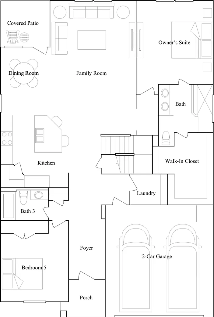 Large 3036 SF Home - 5 Bed/3 Bath + Media Room + Game Room! - Hidden Trails, Bulverde — Photo 3