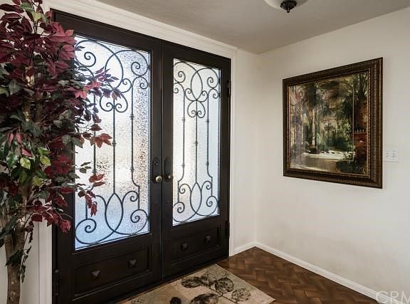 beautiful double door entrance