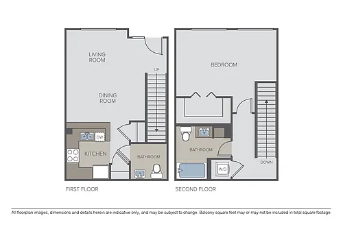 Floor plan Wood Townhome