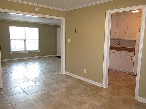 DR view to LR and Kitchen