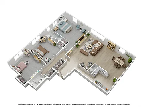 Floor plan 3 BED 2 BATH