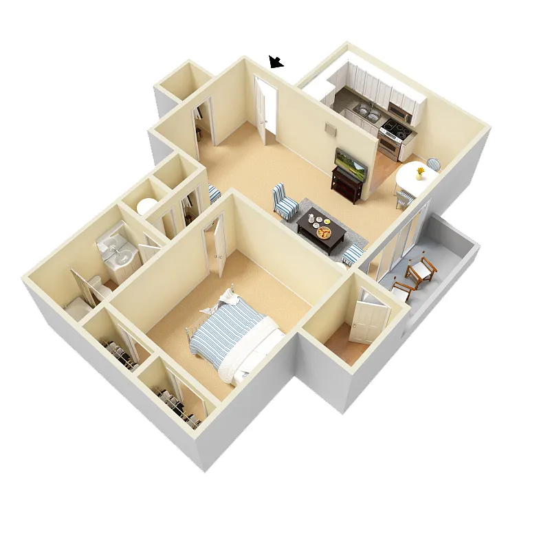 Floor plan Kaplan