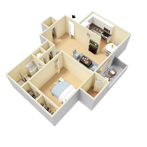 Floor plan Kaplan