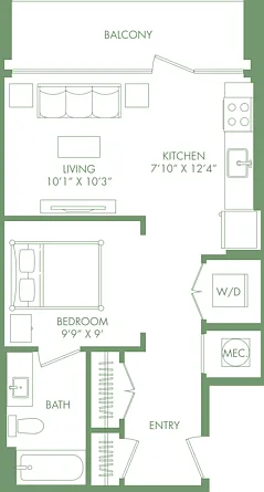 S5 | studio | 553 Sq Ft S5 | studio | 553 Sq Ft