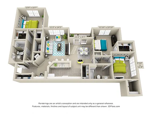 Floor plan Carlsbad - RENOVATED