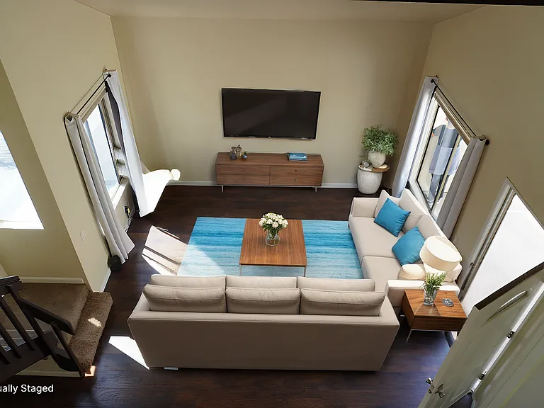 Top View of Living Room from Loft