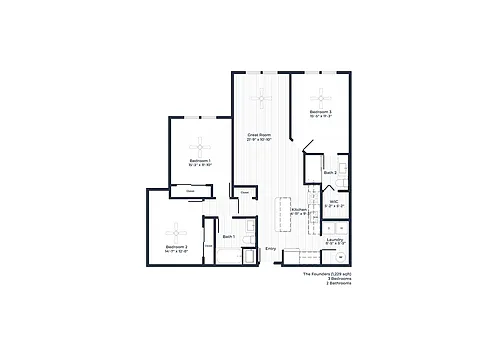 Floor plan The Founders