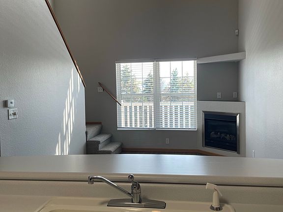 Kitchen & fireplace