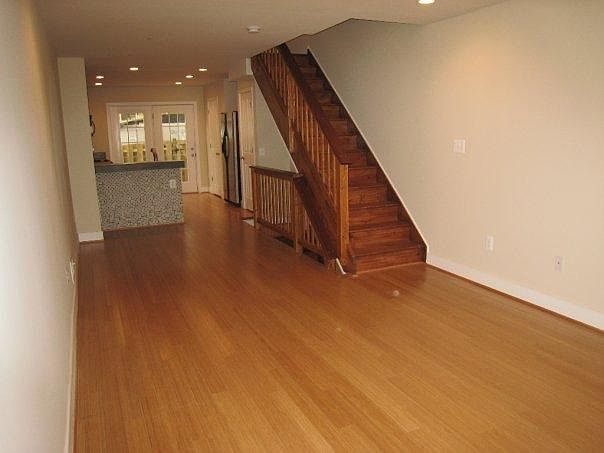 Living Room with view of dining area and kitchen