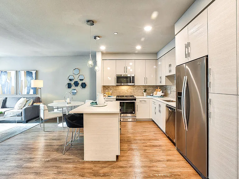 Kitchens with chef-inspired stainless steel appliance packages