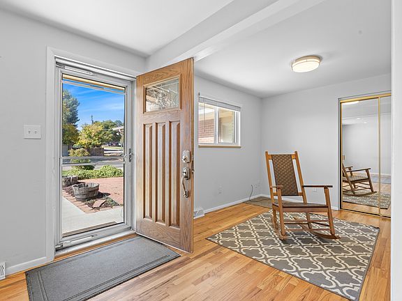 Bright home with lots of storage and hardwood floors throughout upstairs