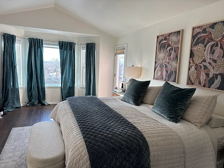 Main floor master bedroom