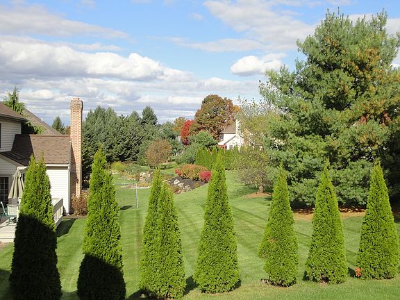 Left view from rear deck