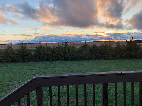 Front porch view faces W