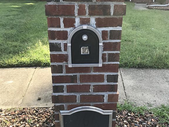 brick mailbox