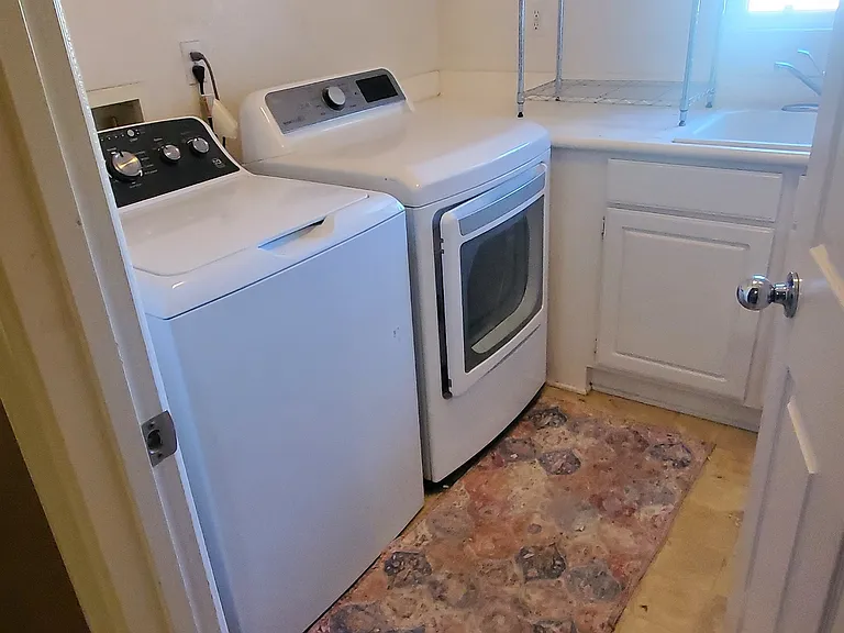 Upstairs laundry room