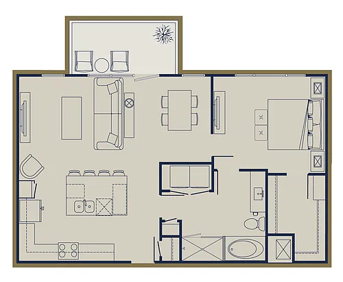 Floor plan J