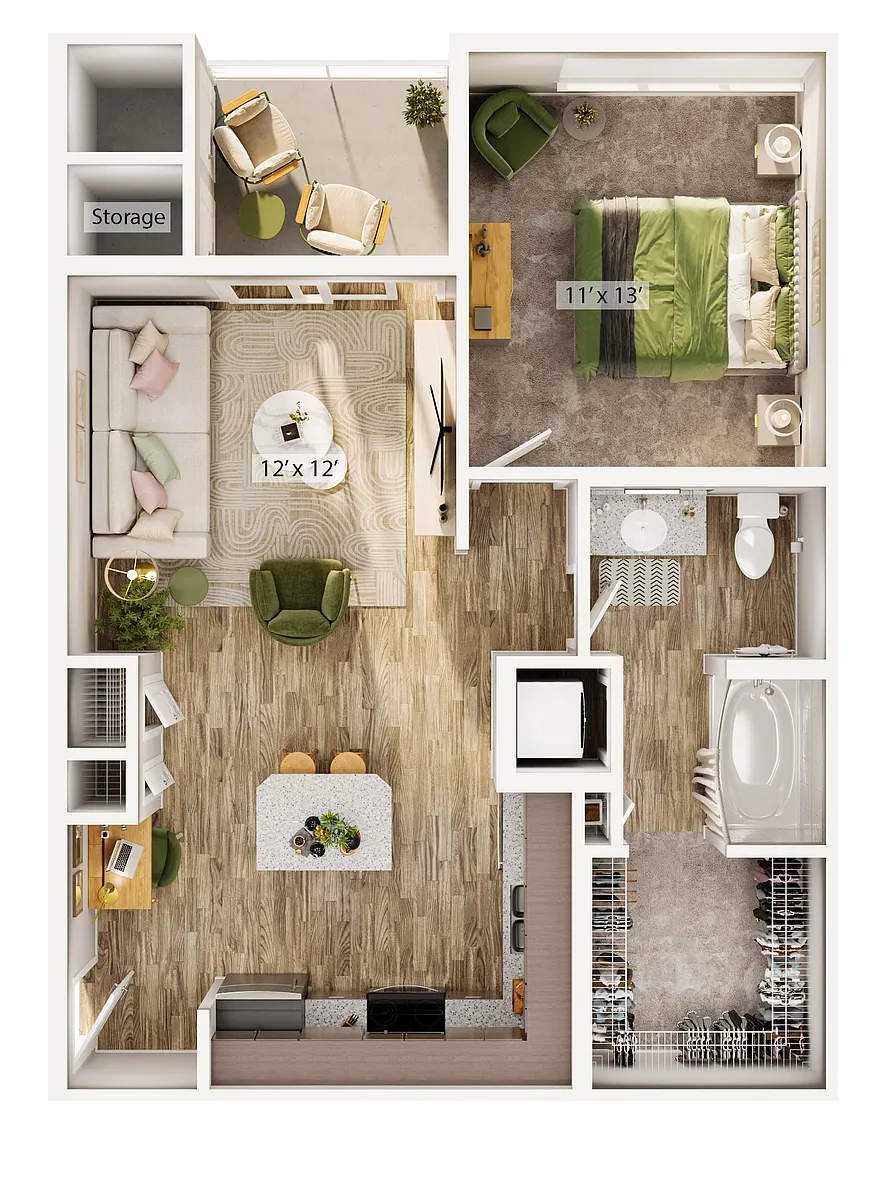 Floor plan A1A