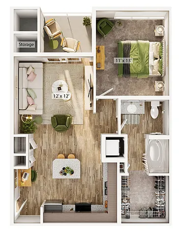 Floor plan A1A