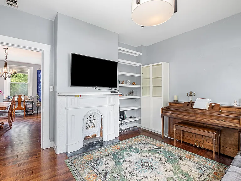 Living room next to dining room.