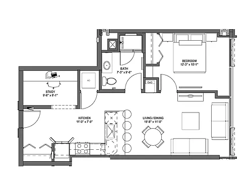 Floor plan B8