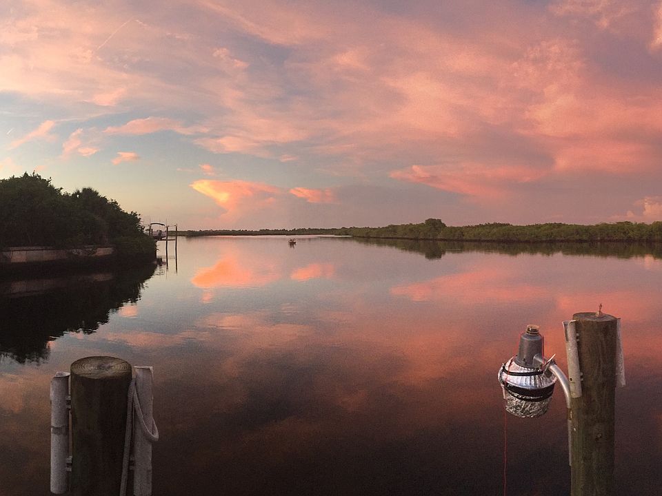 Evening Sunset view fron the dock