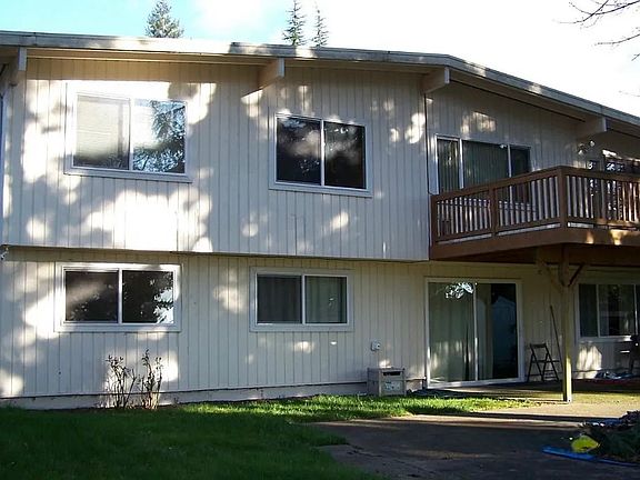 Rear View of Home & Yard