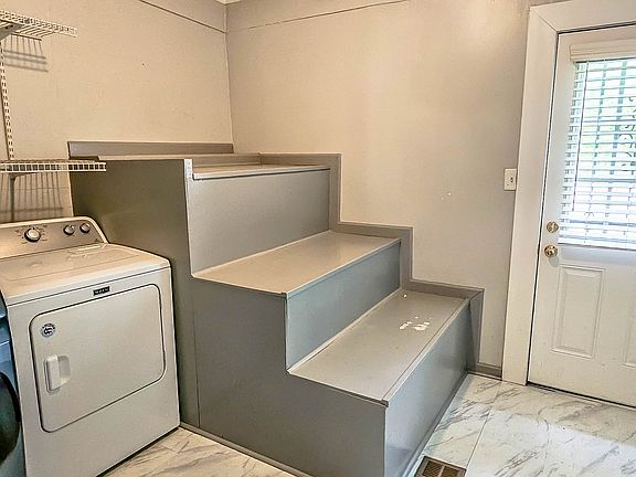 Laundry area and storage