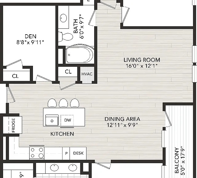 2 Bedroom, 2 Bath 2 Bedroom, 2 Bath