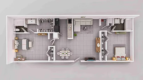 Floor plan 2X2-D