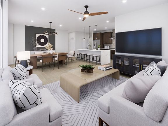 Living Room Designed for Movie Nights