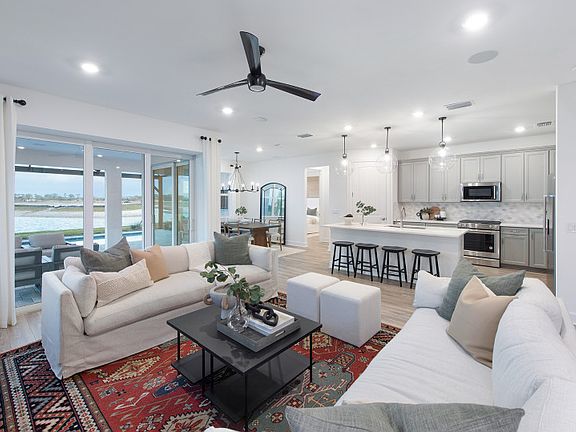 Open flow-through layout offering connected living spaces with ample natural light