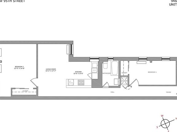 2nd image of 336 W 95th St APT 24