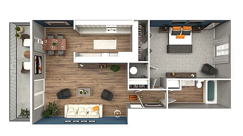 Floor plan Birdie