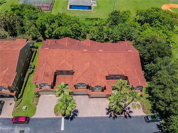 Aerial view. End building.