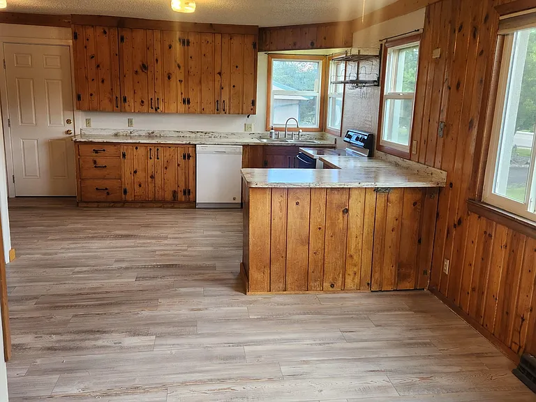 Dining room attached to the kitchen