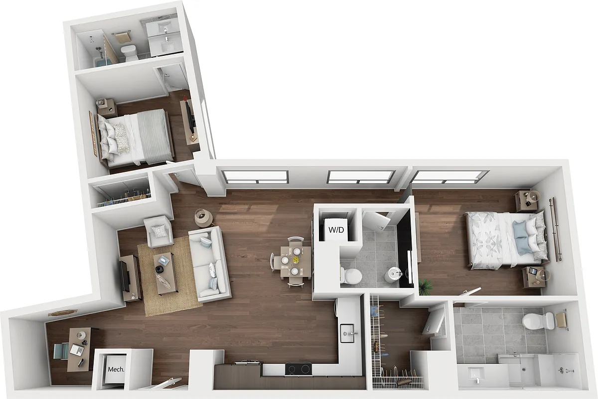 Floor plan The Monaco