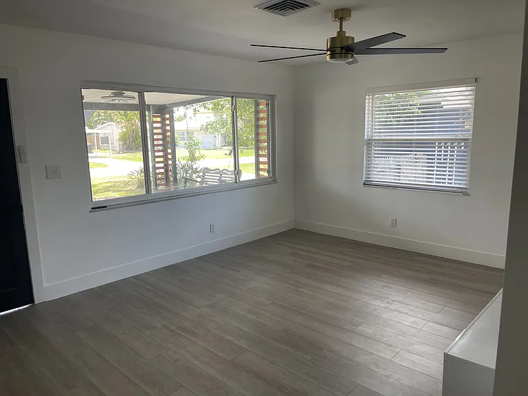 Looking to living room from the kitchen