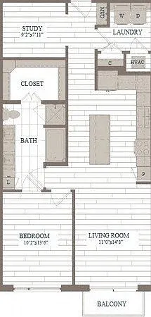 Floor plan Central Park - A40