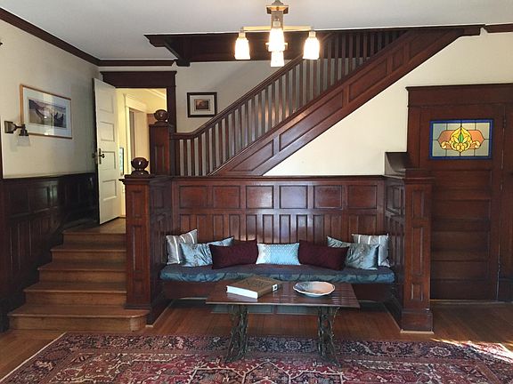 Main Entry Foyer, pocket doors