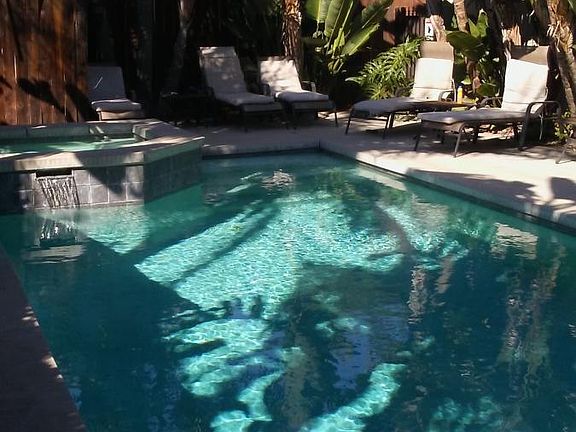 pool and hot tub